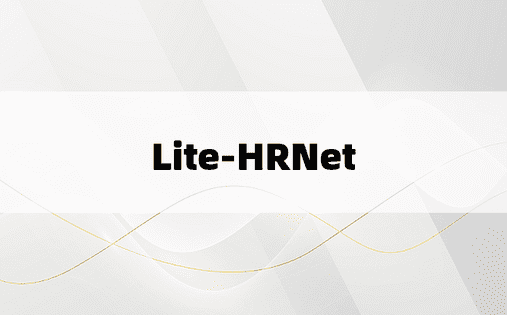 
Lite-HRNet