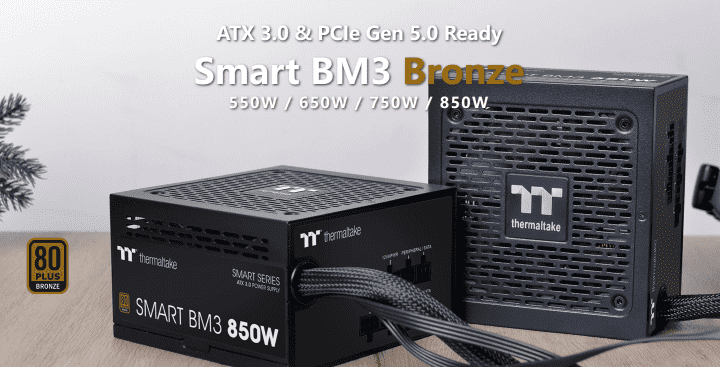 Thermaltake Smart BM3 Bronze系列电源采用半模块化设计