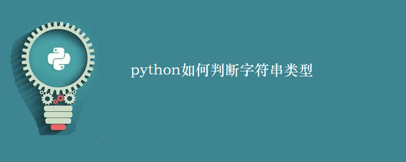 如何在python中判断字符串类型
