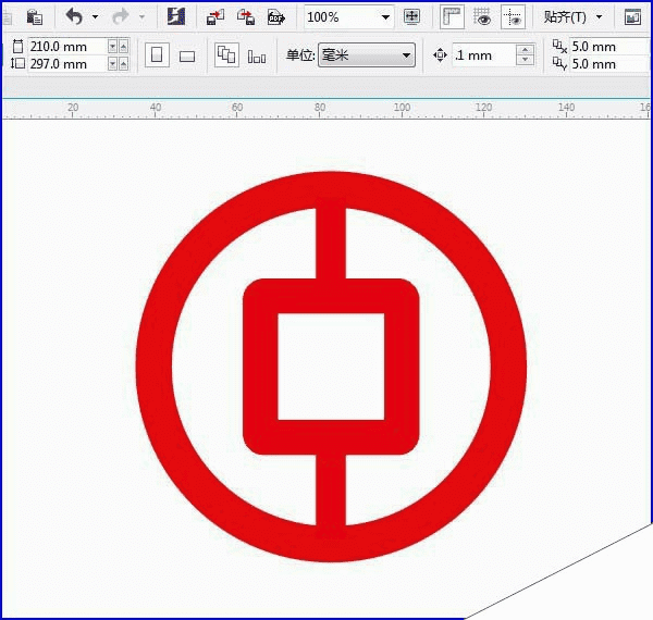 cdr怎么画图标? cdr设计惠普和中行logo标志的教程